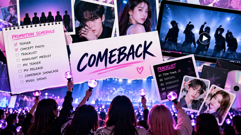 ¿Qué significa “comeback” en el K-pop y por qué se usa si el artista nunca se fue?