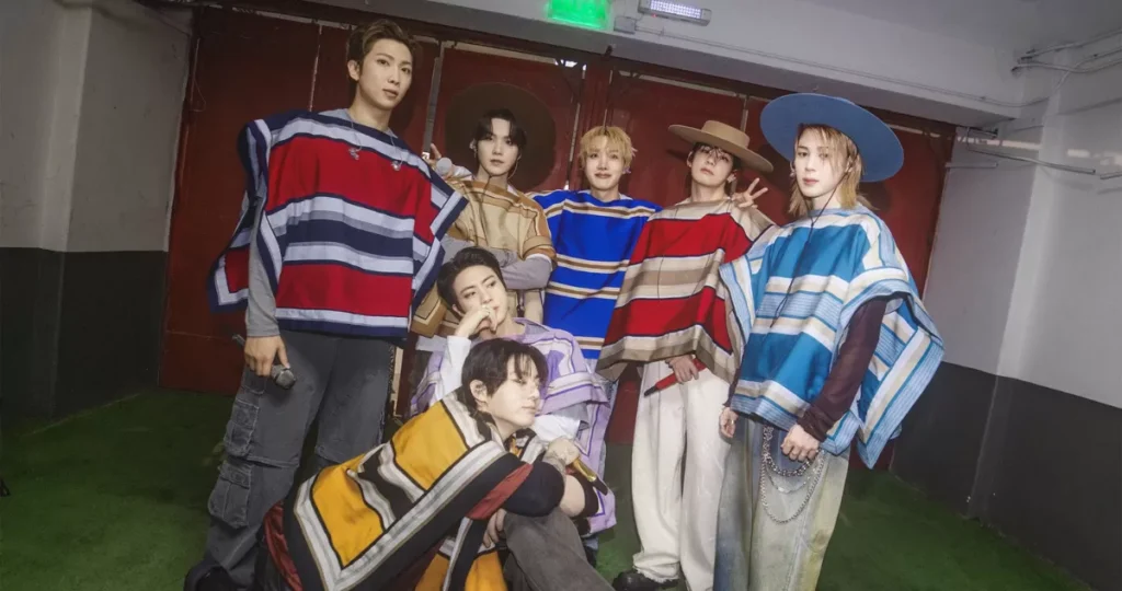 BTS eligió por videollamada las mantas de huaso que lució en Chile: tienda revela la historia