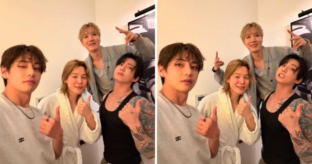 J-Hope, Jimin, V y Jungkook reaparecen juntos en las redes sociales de BTS en plena gira por Sudamérica